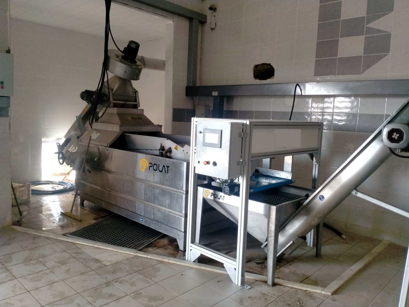 Hareketli zeytin tartım bandı HMI tartım ekranı