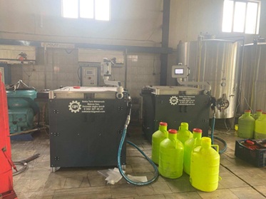 Çıkış tartım sistemi HMI ekranı